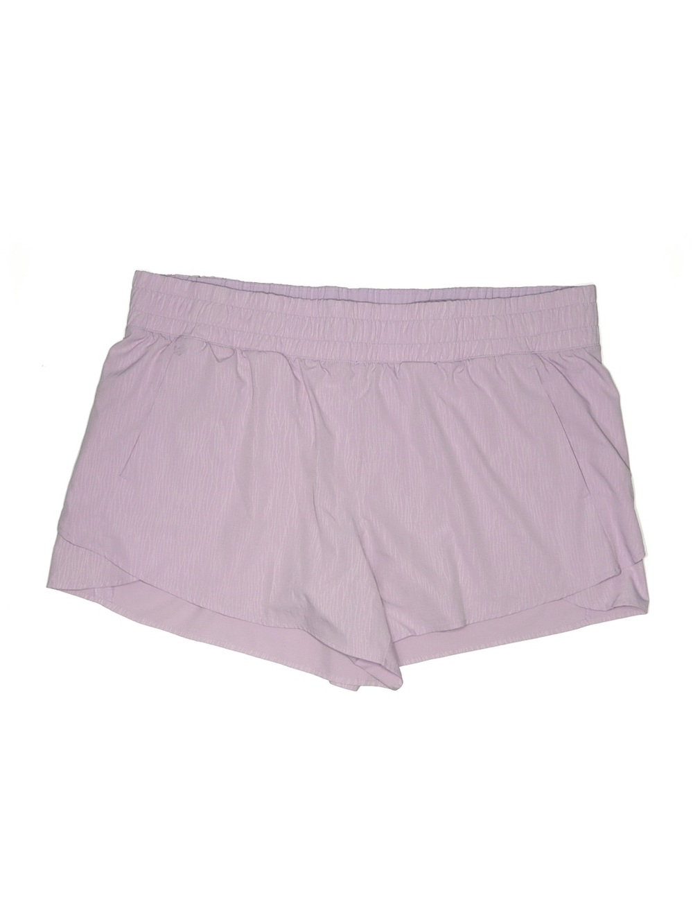 Avia Lavender Athletic Elastic-Waist Shorts